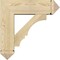 Ekena Millwork Balboa Arts and Crafts Rough Sawn Bracket w/ Offset Brace, Douglas Fir, 8"W x 26"D x 26"H BKT0806X26X26BOA03RDF - alternate 2